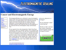 Tablet Screenshot of electromagnetichealing.com